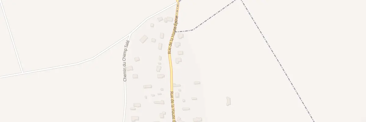 Plan du 147 Rue de la Haute-epine à Bosroumois