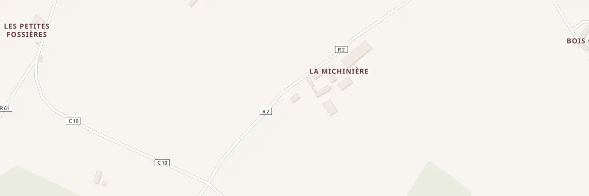 Plan du 806 La Michiniere à Saint-Senoch