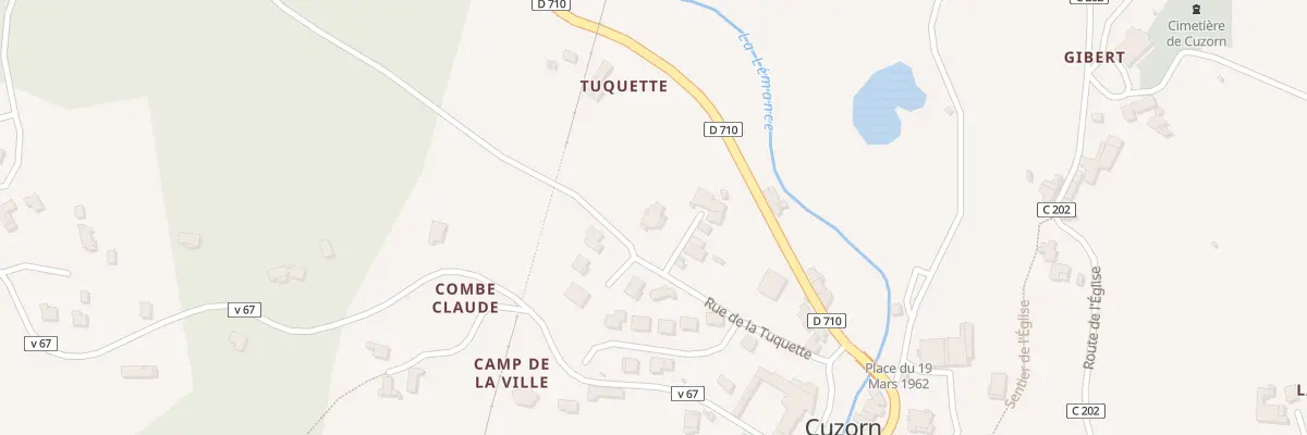 Plan du 14 Rue de Tuquette à Cuzorn