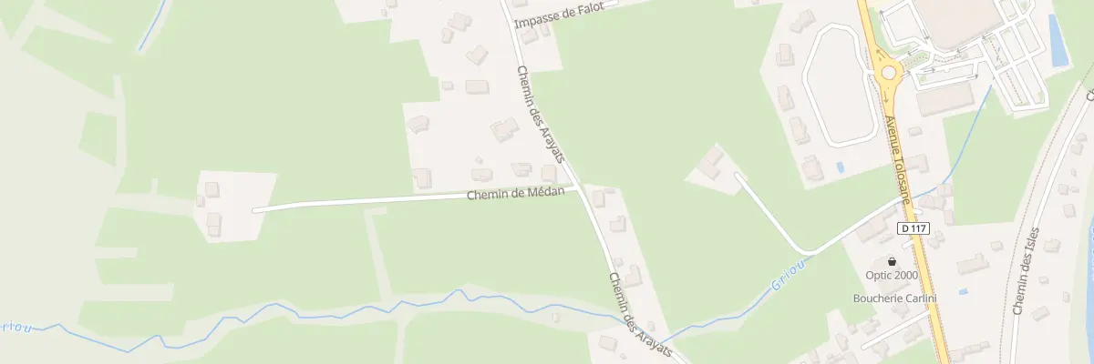 Plan du 2 Che de Medan à Mane