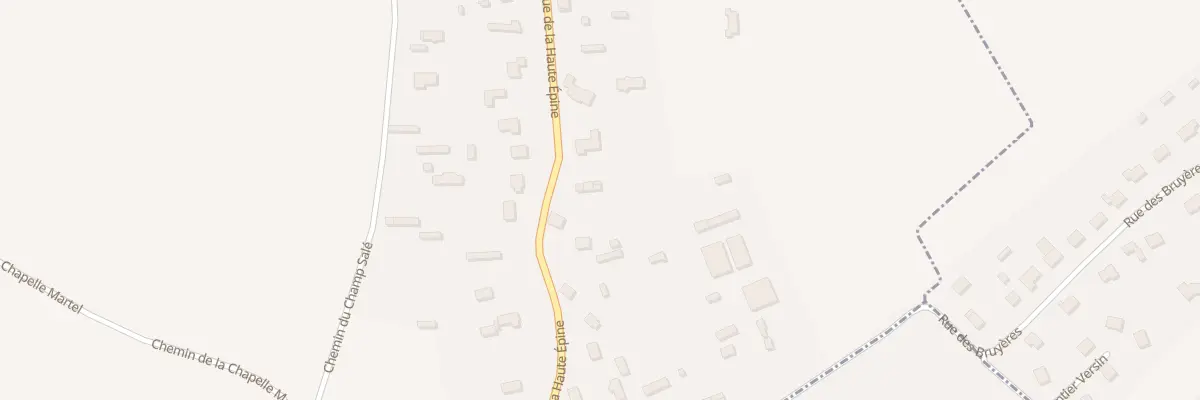 Plan du 381 Rue de la Haute-epine à Bosroumois