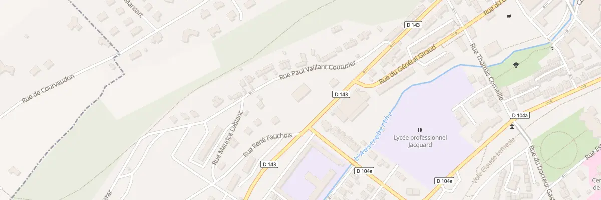 Plan du 73 Rue des Martyrs de la Resistan à Barentin