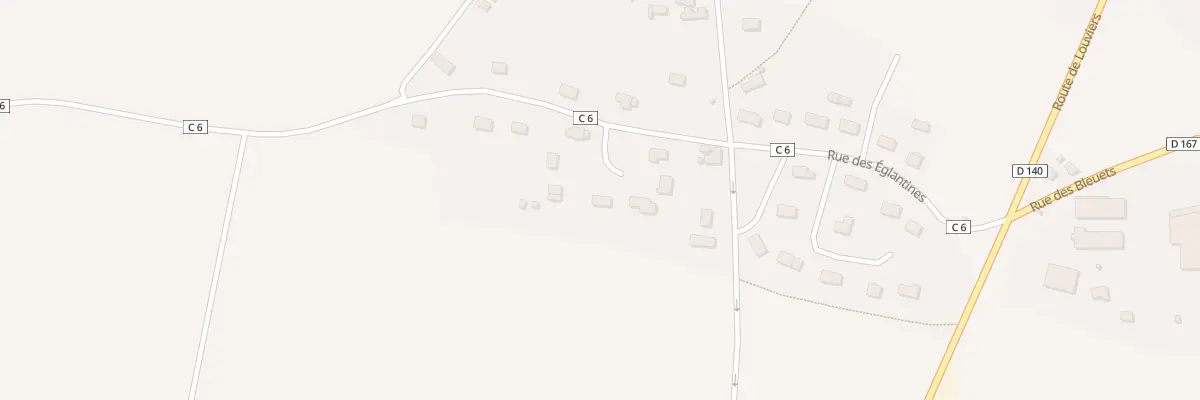 Plan du 4 La Criere à la Poule à Burey