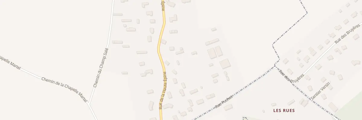 Plan du 439 Rue de la Haute-epine à Bosroumois