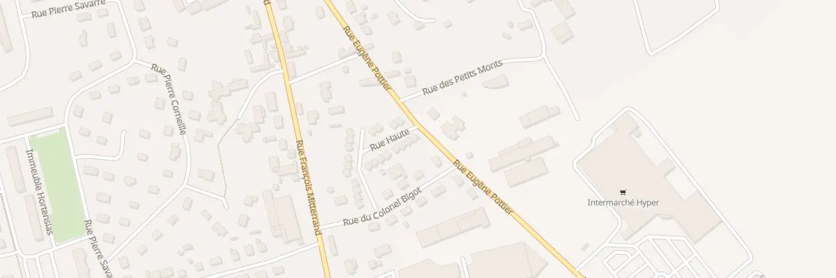 Plan du 2 Rue Haute à Conches-en-Ouche