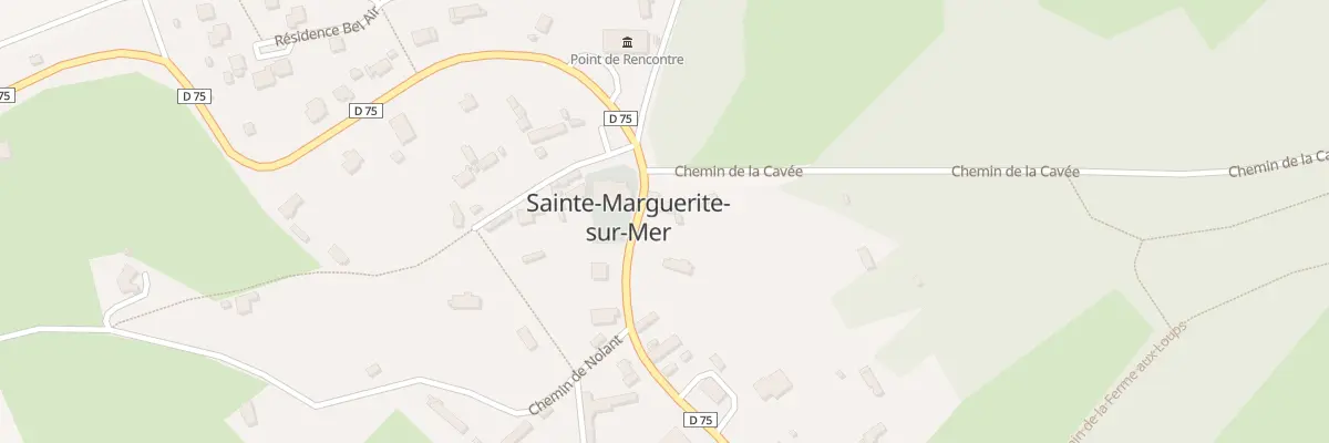 Plan du 2384 Rte de la Mer à Sainte-Marguerite-sur-Mer