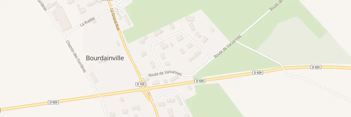 Plan du 9143 Rte de Varvannes à Bourdainville