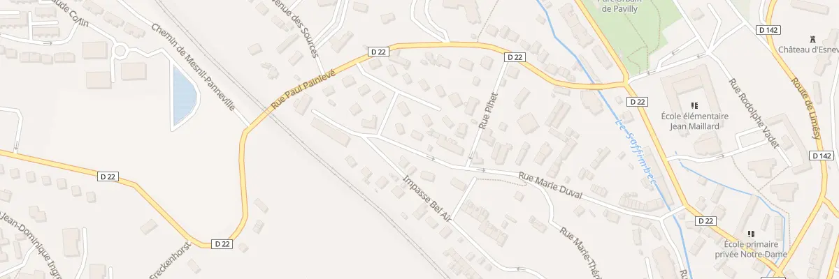 Plan du 62 Rue Marie Duval à Pavilly