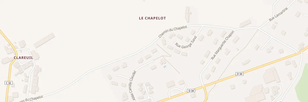 Plan du 21 All Camille Claudel à Saint-Laurent-sur-Gorre