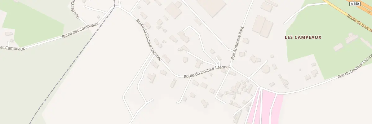 Plan du 342 Rue du Docteur Laennec à Barentin