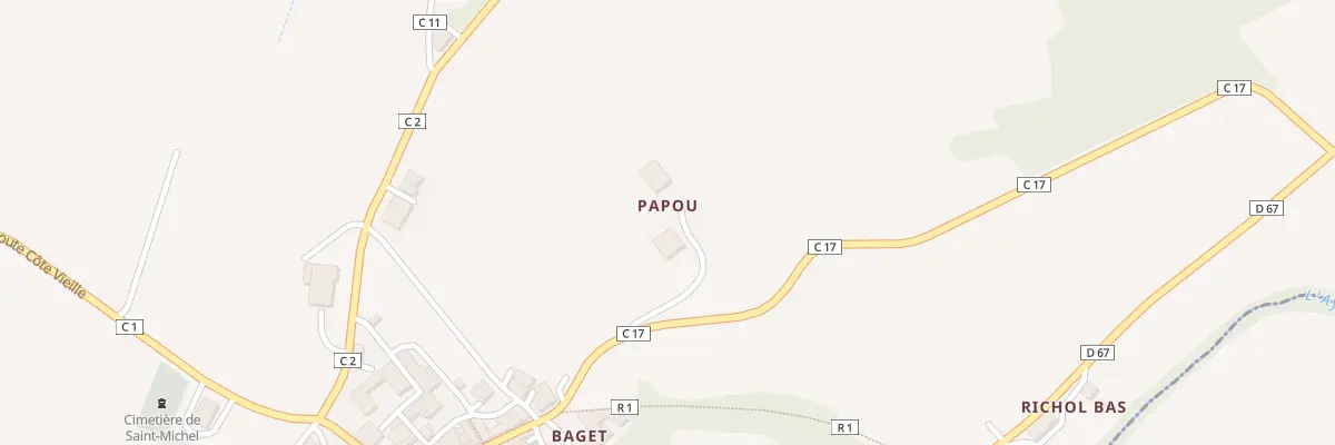 Plan du 5062 Papou à Saint-Michel