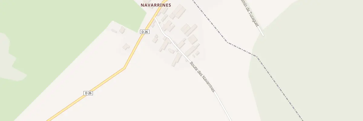 Plan du 10 Rte de Navarrines à Montsaunès