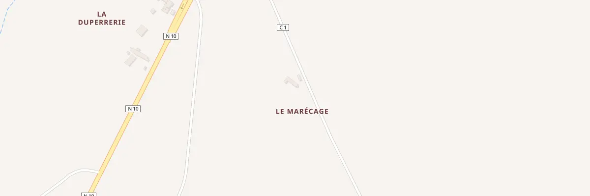 Plan du 94 Le Marecage à Villechauve