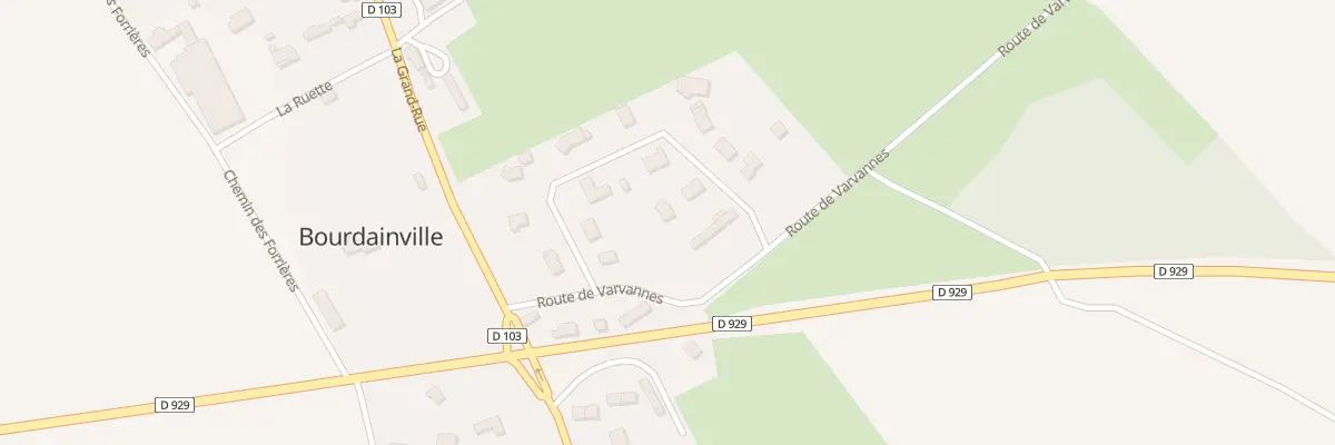 Plan du 11 Rte de Varvannes à Bourdainville