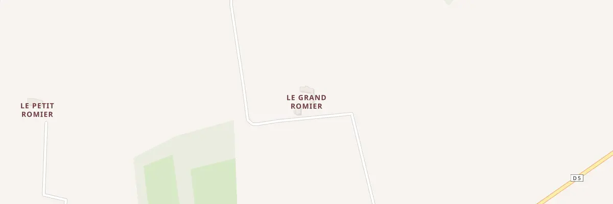 Plan du 1 Le Grand Romier à Beaumont-les-Autels