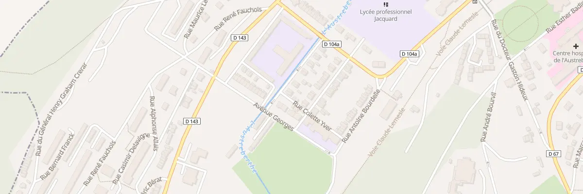 Plan du 24 Rue Auguste Dorchain à Barentin