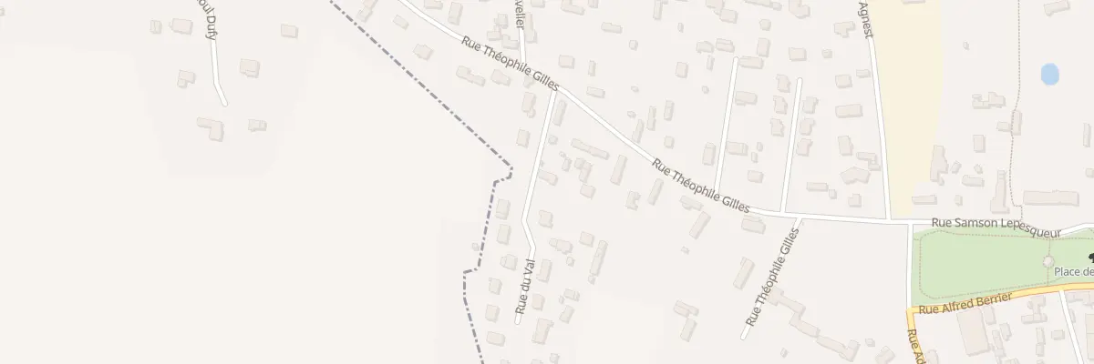 Plan du 55 Rue du Val à La Londe