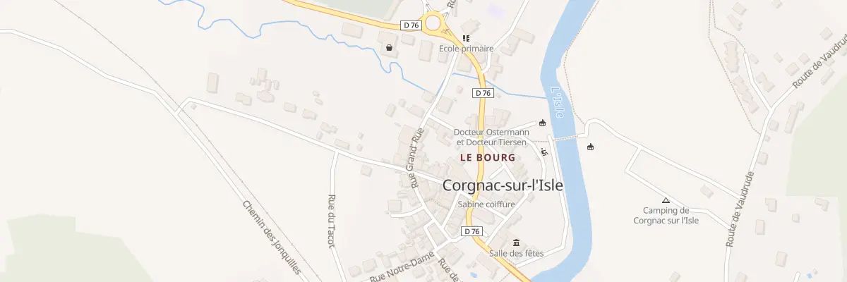 Plan du 14 Grand Rue à Corgnac-sur-l’Isle