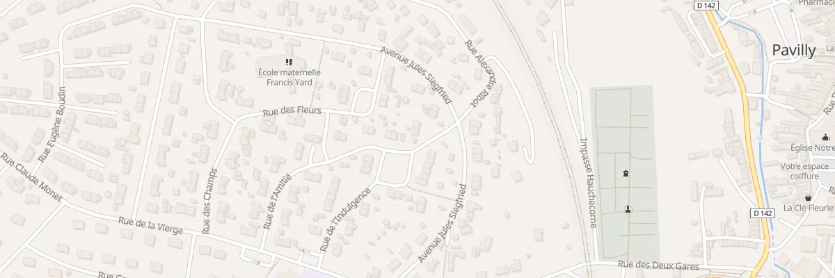 Plan du 4 Rue de l’Amitie à Pavilly