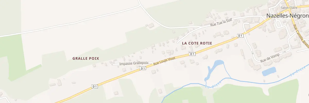 Plan du 2 Imp Grallepoix à Nazelles-Négron