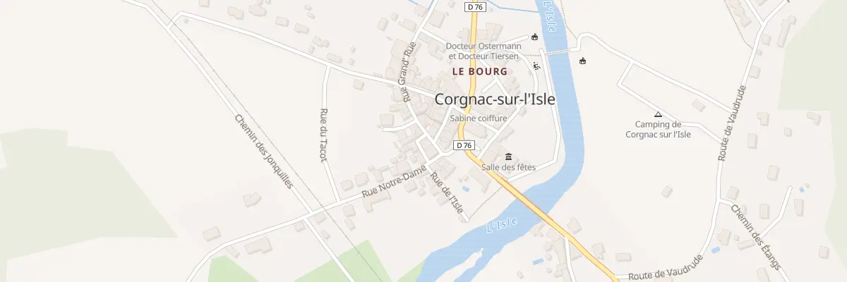 Plan du 3 Grand Rue à Corgnac-sur-l’Isle