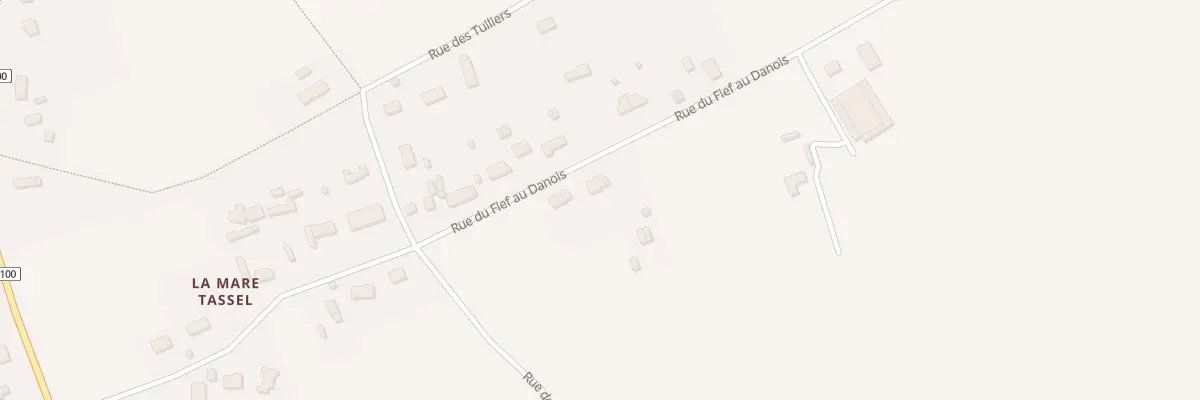 Plan du 24 Rue du Fief au Danois au Thuit de l’Oison