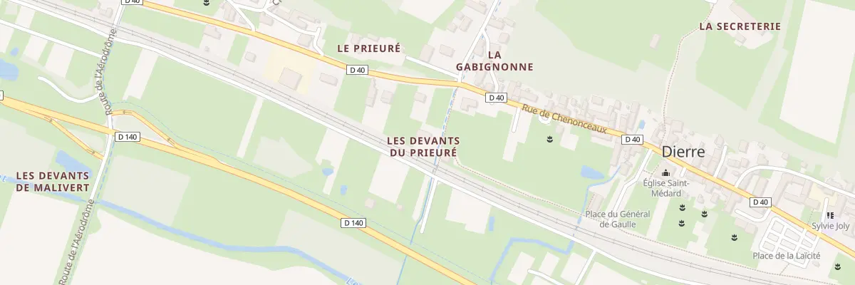 Plan du 7T Rue de Chenonceaux à Dierre