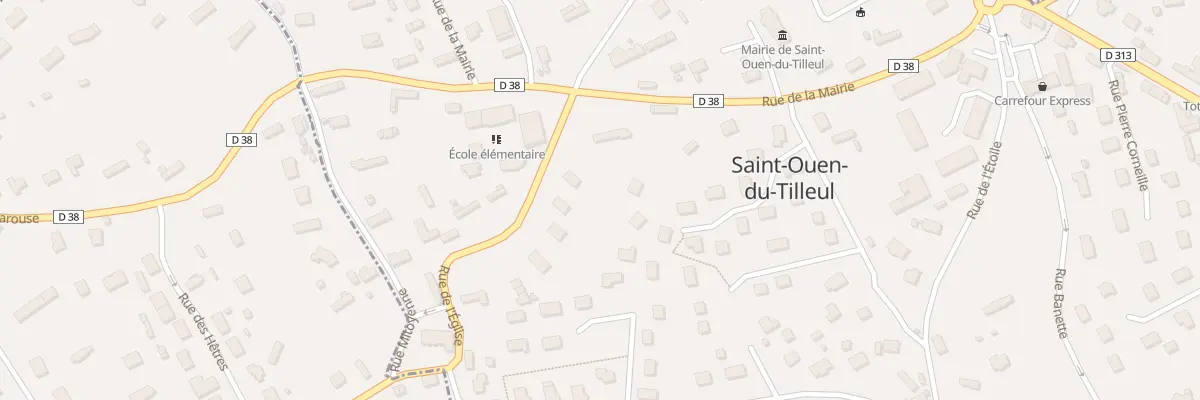 Plan du 279 Rue de l’Eglise à Saint-Ouen-du-Tilleul