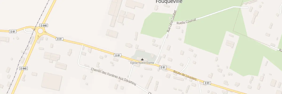 Plan du 3 Rue Léon Loubet à Fouqueville
