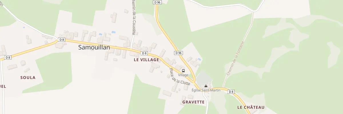 Plan du 100 Rue Principale à Samouillan