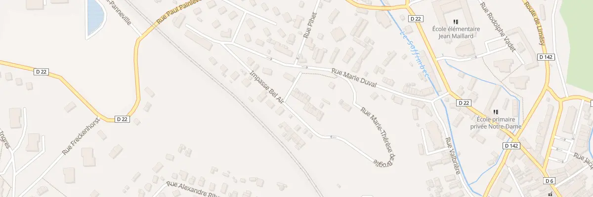 Plan du 9 Imp Bel Air à Pavilly