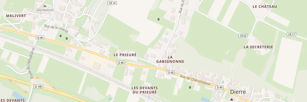 Plan du 4 Rue du Prieuré à Dierre