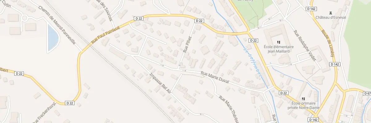 Plan du 48 Rue Marie Duval à Pavilly