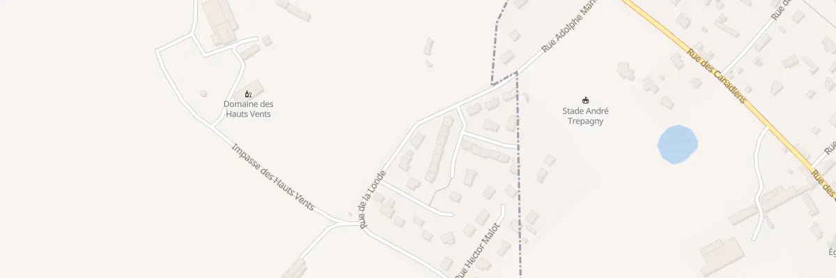 Plan du 22 Rue de la Londe à Saint-Ouen-du-Tilleul
