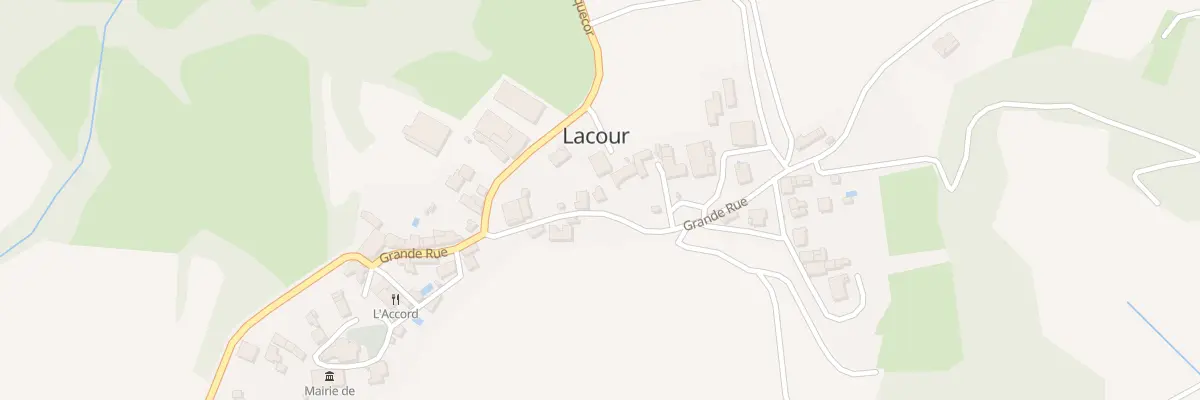 Plan du 19 Grande Rue à Lacour