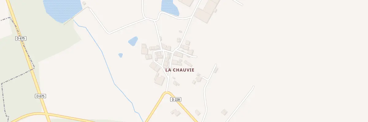 Plan du 14 La Chauvie à Javerdat
