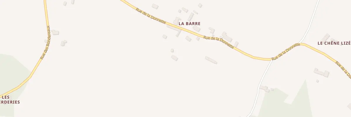 Plan du 5 Rue de la Donnette à Vaupillon