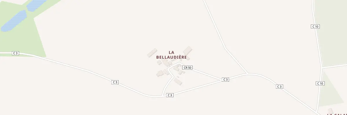 Plan du 4 La Bellaudiere à Saint-Senoch