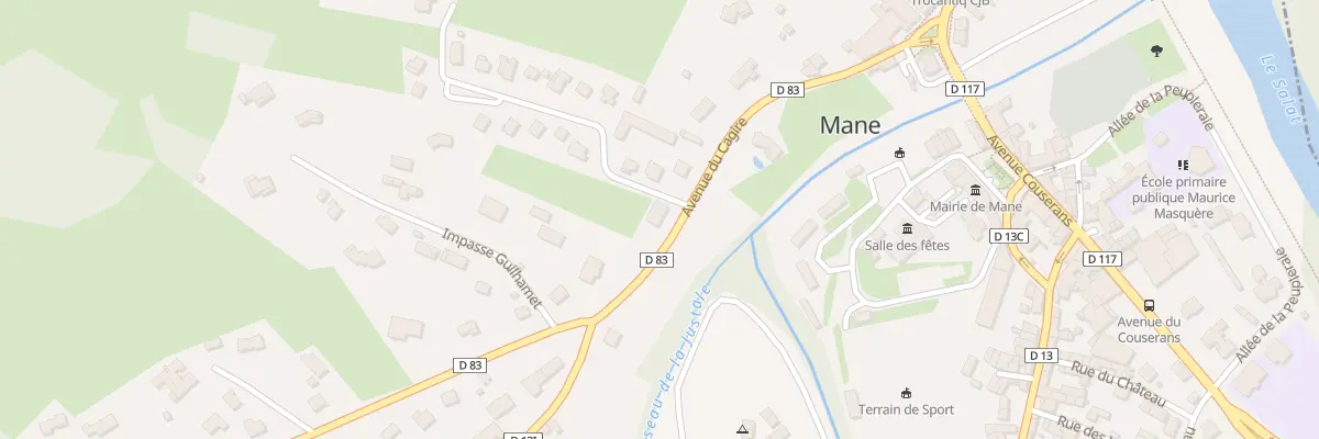 Plan du 1 All du Redeilhas à Mane
