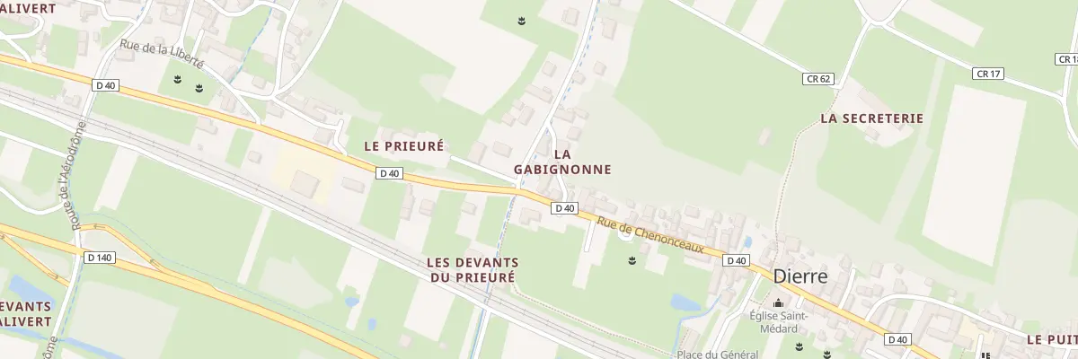 Plan du 44 Rue de Chenonceaux à Dierre