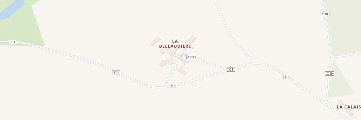 Plan du 1 La Bellaudiere à Saint-Senoch