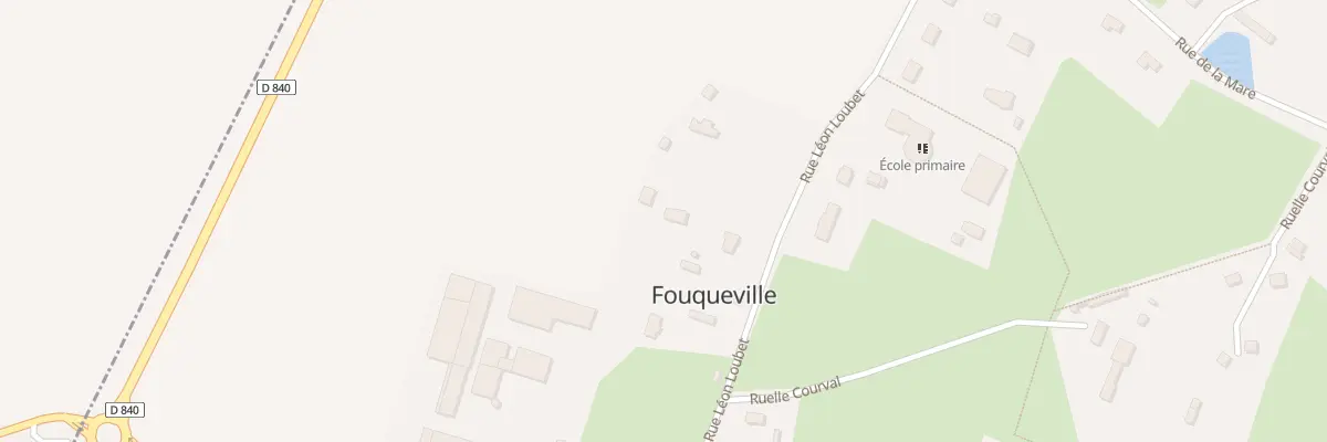 Plan du 21 Rue Léon Loubet à Fouqueville