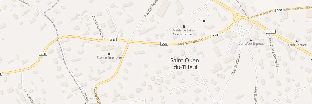 Plan du 9 Rue de la Mairie à Saint-Ouen-du-Tilleul