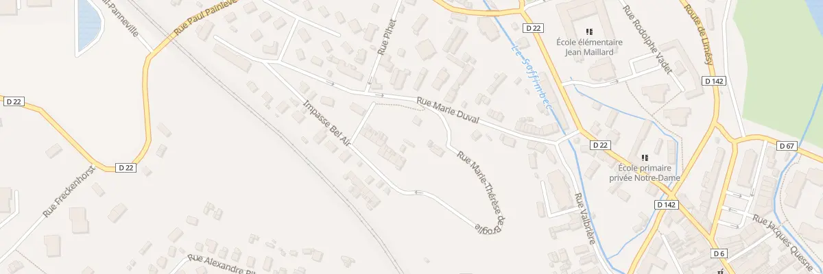 Plan du 5 Imp Bernard Braun à Pavilly