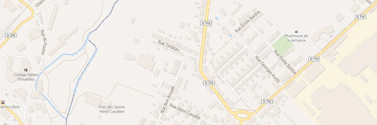 Plan du 3 Rue Torikian à Fumel