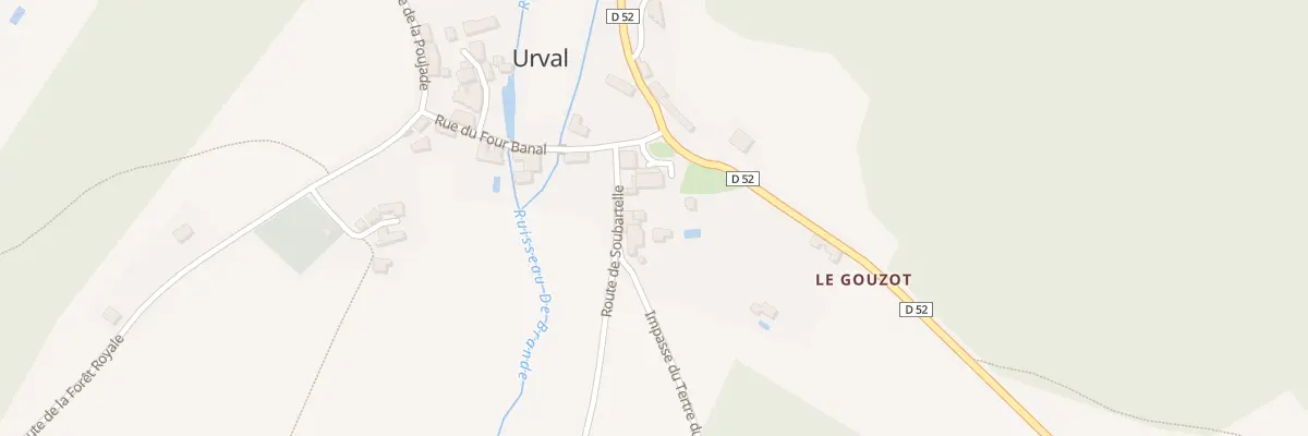 Plan du 61 Le Gouzot à Urval