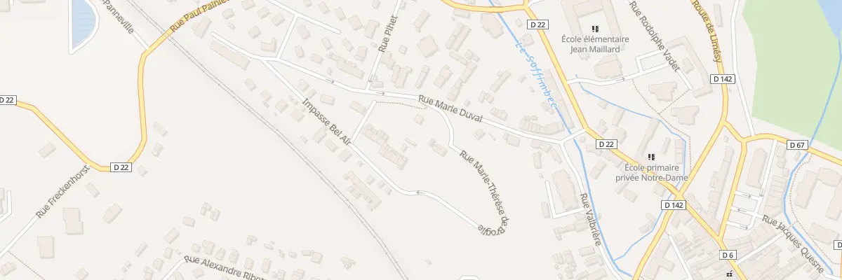 Plan du 3 Imp Bernard Braun à Pavilly