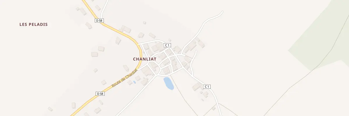 Plan du 5160H Chanliat à Couzeix