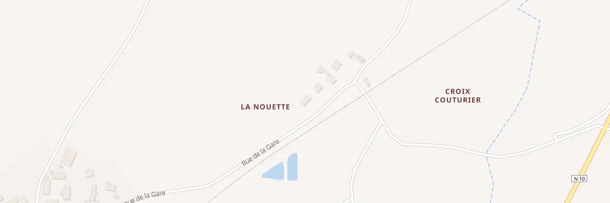 Plan du 9 Rue de la Gare à Villechauve