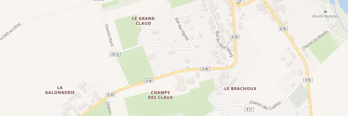 Plan du 8 Rue des Cueilles à Lurais